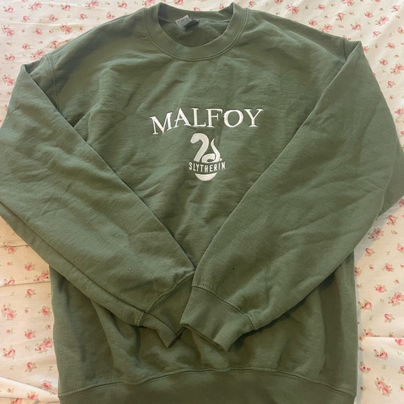 Embroidered Slytherin Crewneck - Picture 1 of 3